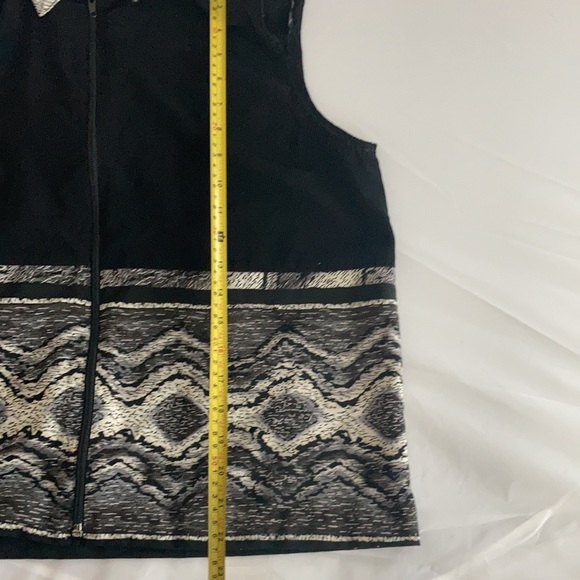 57. Vintage Peter Popovitch Top Sleeveless Blouse Collar Retro 1980’s 1990’s - Picture 8 of 9